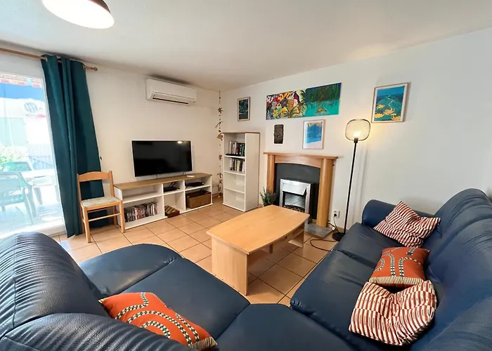 Belle Entierement Climatisee 4 10 Couchages, Fibre Wifi, 2 Terrasses Parking Privatif Dans Securisee Piscine Commune 800 M De La Lrcs69 * Portiragnes