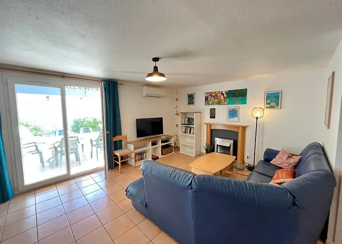 Βίλα Belle Entierement Climatisee 4 10 Couchages, Fibre Wifi, 2 Terrasses Parking Privatif Dans Securisee Piscine Commune 800 M De La Lrcs69 Portiragnes